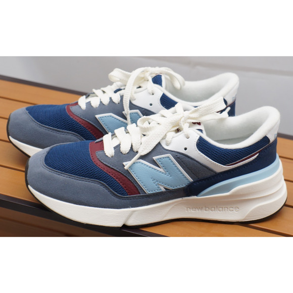NWT J Crew x New Balance 997R Sneakers in Arctic Blue Size 6M Mens - Picture 1 of 14